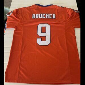 Adam Sandler The Waterboy Movie Football Jersey Bobby Boucher #9 Orange 2XL